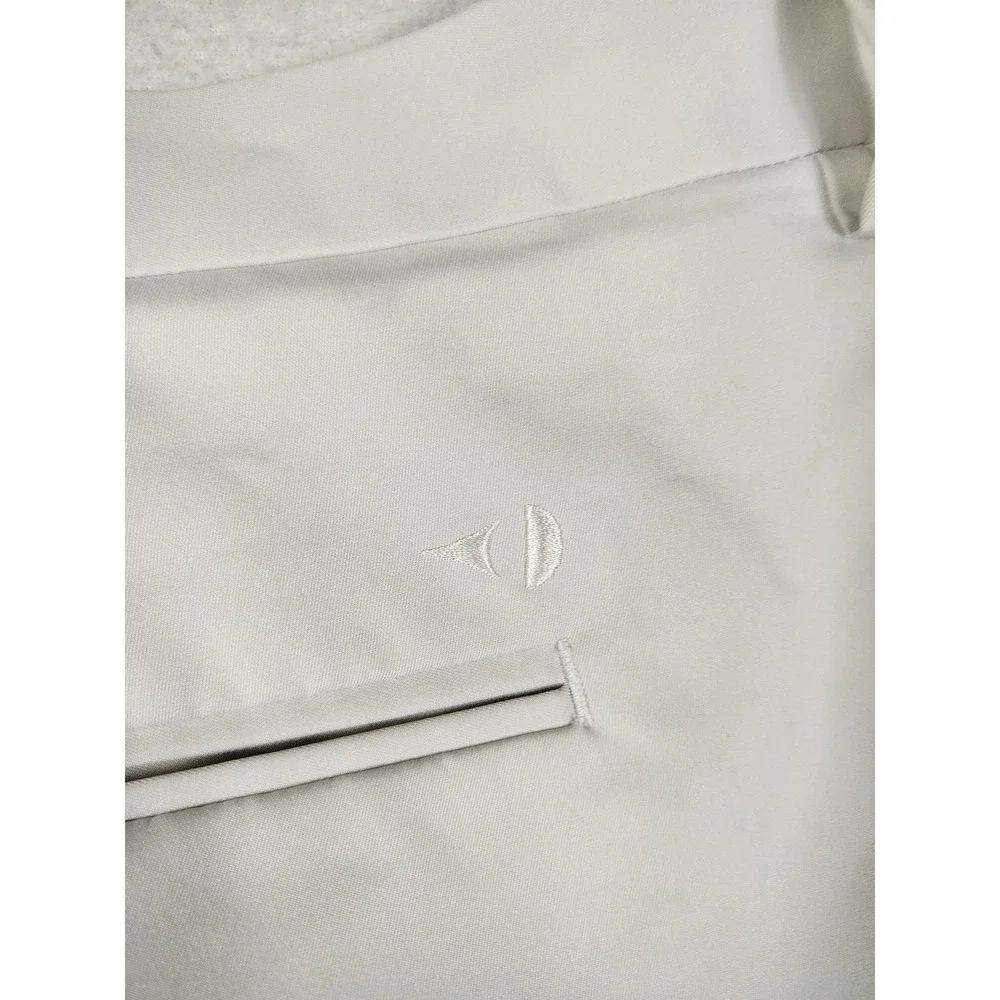 Grand Slam Shorts Mens 42 Beige Microfiber Chino Performance Wear Golf Athletic